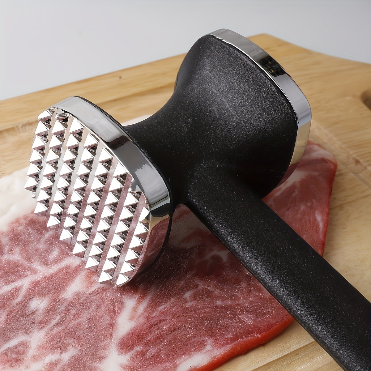 1pc, Meat Tenderizer, Meat Mallet, Metal Meat Tenderizer, Household, Meat Tenderizing Tool, Meat Pounder, Kitchen Utensil, Kitchen Gadget 13 1pc, Meat Tenderizer, Meat Mallet, Metal Meat Tenderizer, Household, Meat Tenderizing Tool, Meat Pounder, Kitchen Utensil, Kitchen Gadget