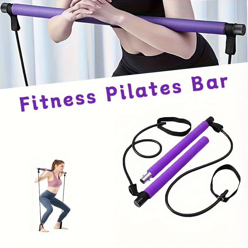 Pilates Bar Home Yoga Auxiliary Tension Rope Suitable For - Temu Canada