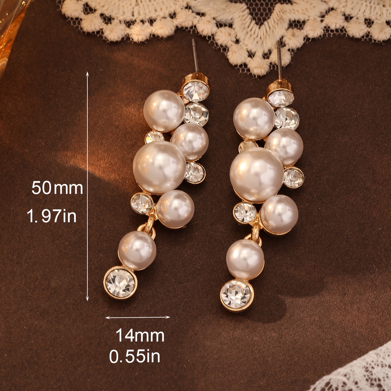 Women's Trendy Minimalist Beach Design Earrings, Stud & Drop