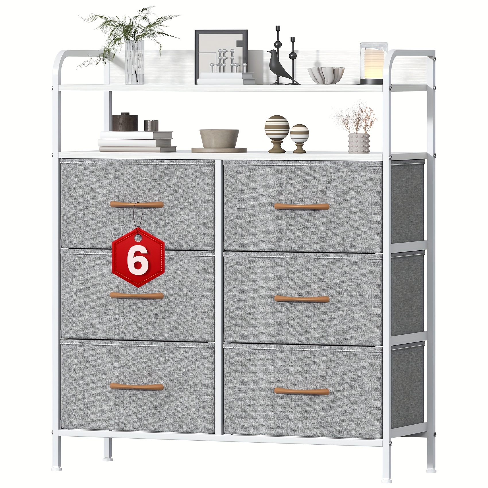 6-Drawer Chest for Bedroom and Living Room