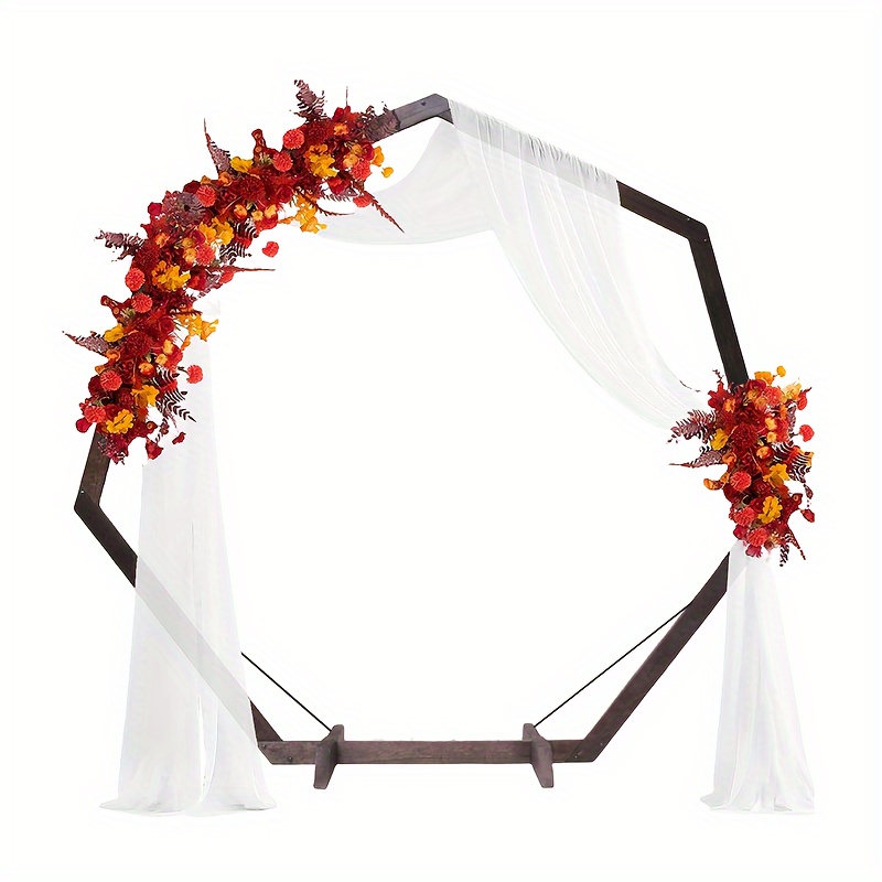 Aazon.co : Wooden Wedding Arch – 7.48FT Square Wood Backdrop Stand