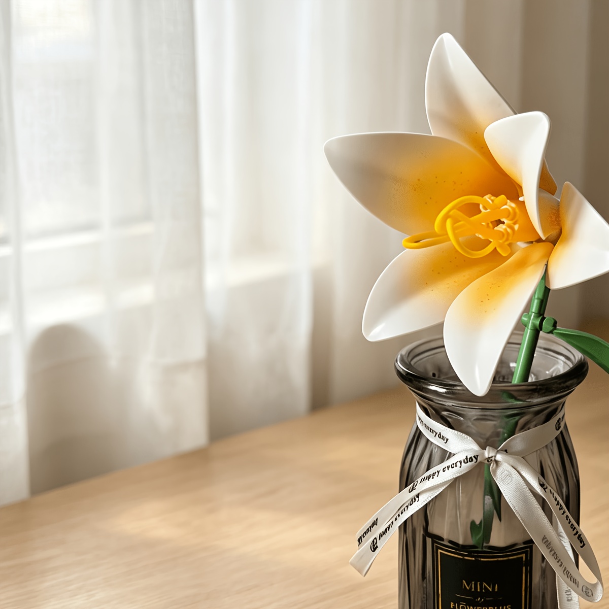 Lily Building Block Flower, Creative Gift