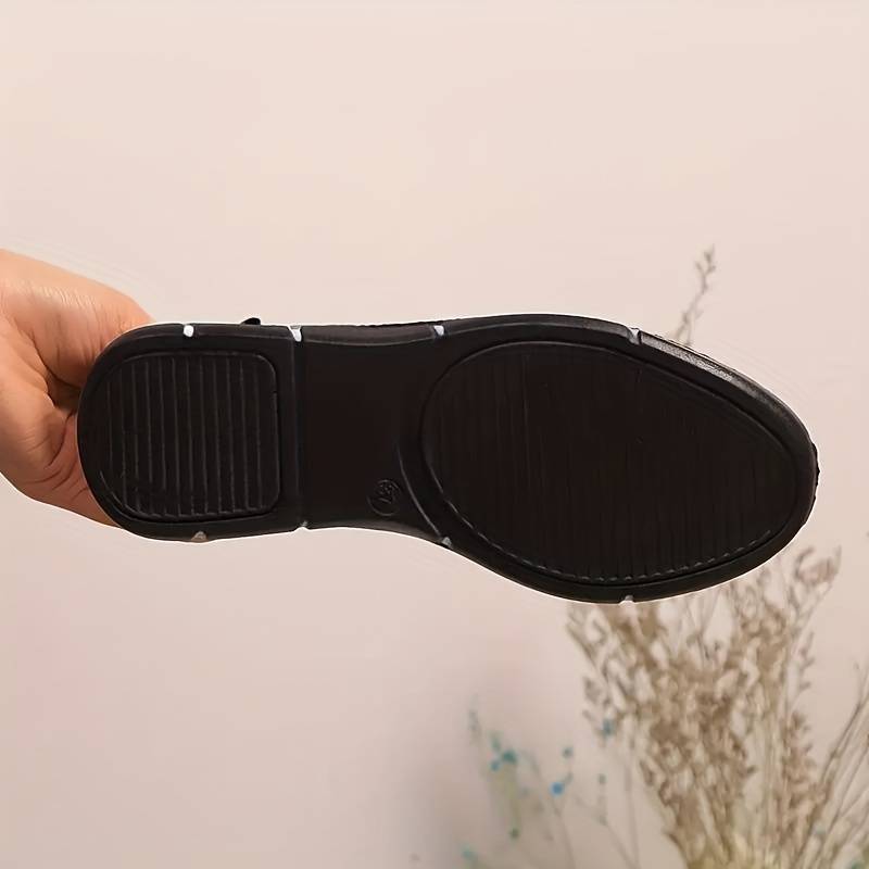 womens slip on sneakers lightweight knit upper pointed toe design arch support breathable comfortable casual lace up suitable for outdoor   party wear   upper ideal gift for women black golden silvery Product details 6