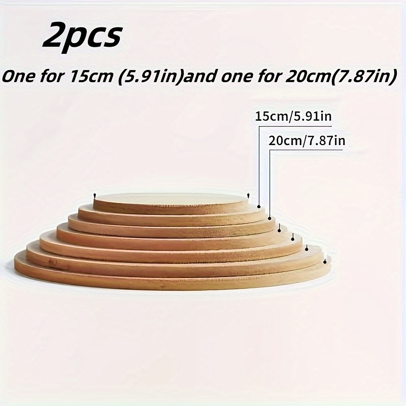 

2-pack Wooden Pottery Drying Plates, Uncharged Clay Wedging And Shaping Boards, Ceramic Sculpting And Shaping Tools, Fiberboard Handcraft Wood Boards For