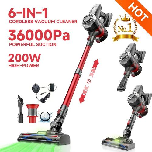 item picture a7 upright cordless vacuum cleaner non fading vacuum cleaner up to 45 minutes suitable for carpets and floors pet hair