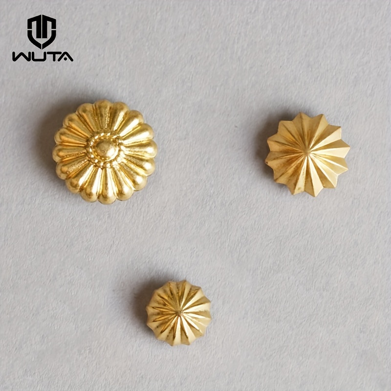 

2 Pcs Wuta Brass Button Decoration For Diy Decoration Diy Making