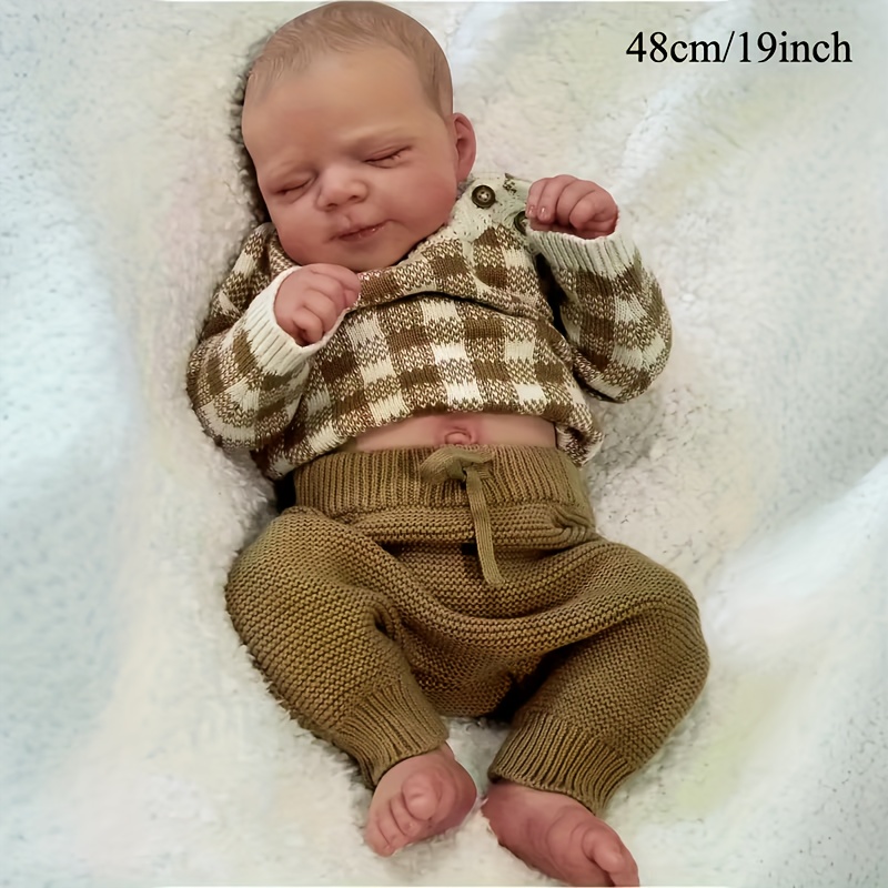   baby dolls 19inch 48cm   dolls   dolls clearance   newborn baby dolls real life baby dolls doll toy for kids age 3 only doll no accessores