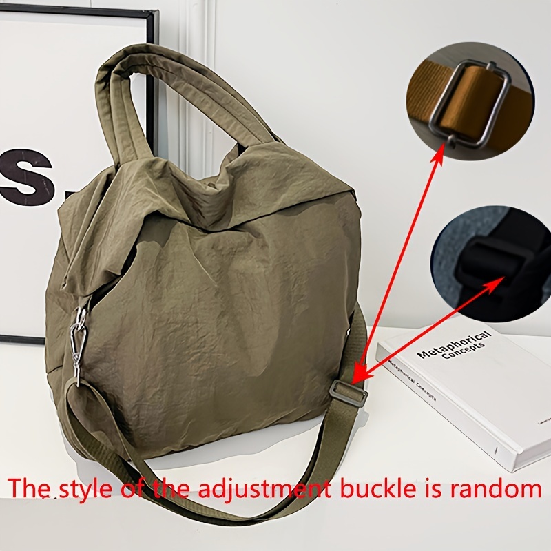 TEMU Tote Bag With Multiple Compartments, Large Shoulder Bag For Women, Crossbody Bag, For Use, Work, Or Travel