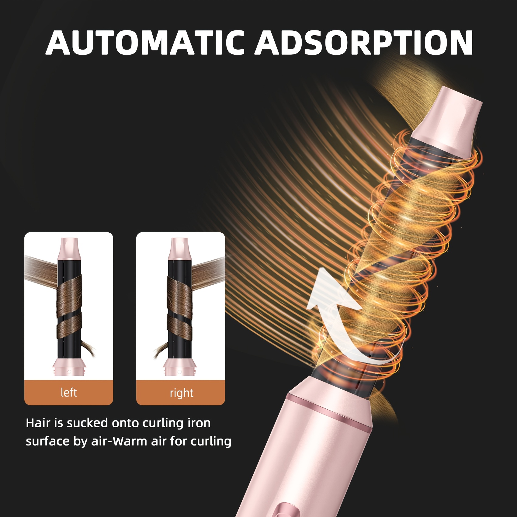 Air Styler Set Hair Styler 5in 1 Hair Dryer Brush with Curl, Straighten, Volumise, Smooth And Hair Dryer Brushes for Styling, Hot Hair Styler for All Hair