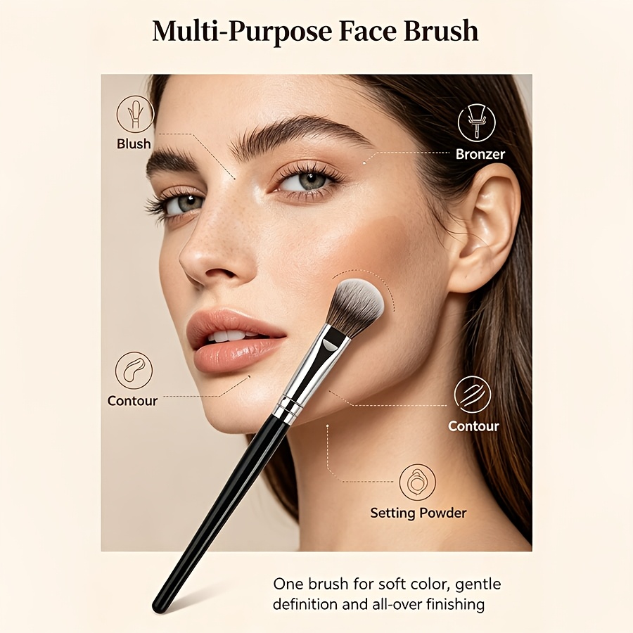Professional Finger Shape Face Makeup Brush