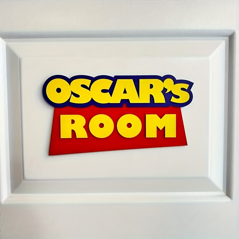 TEMU [customization] 1pc Personalized Wooden Sign Plaque, Customizable Name Text - Suitable For Bedroom, Game Room Decor, For Birthday Gift