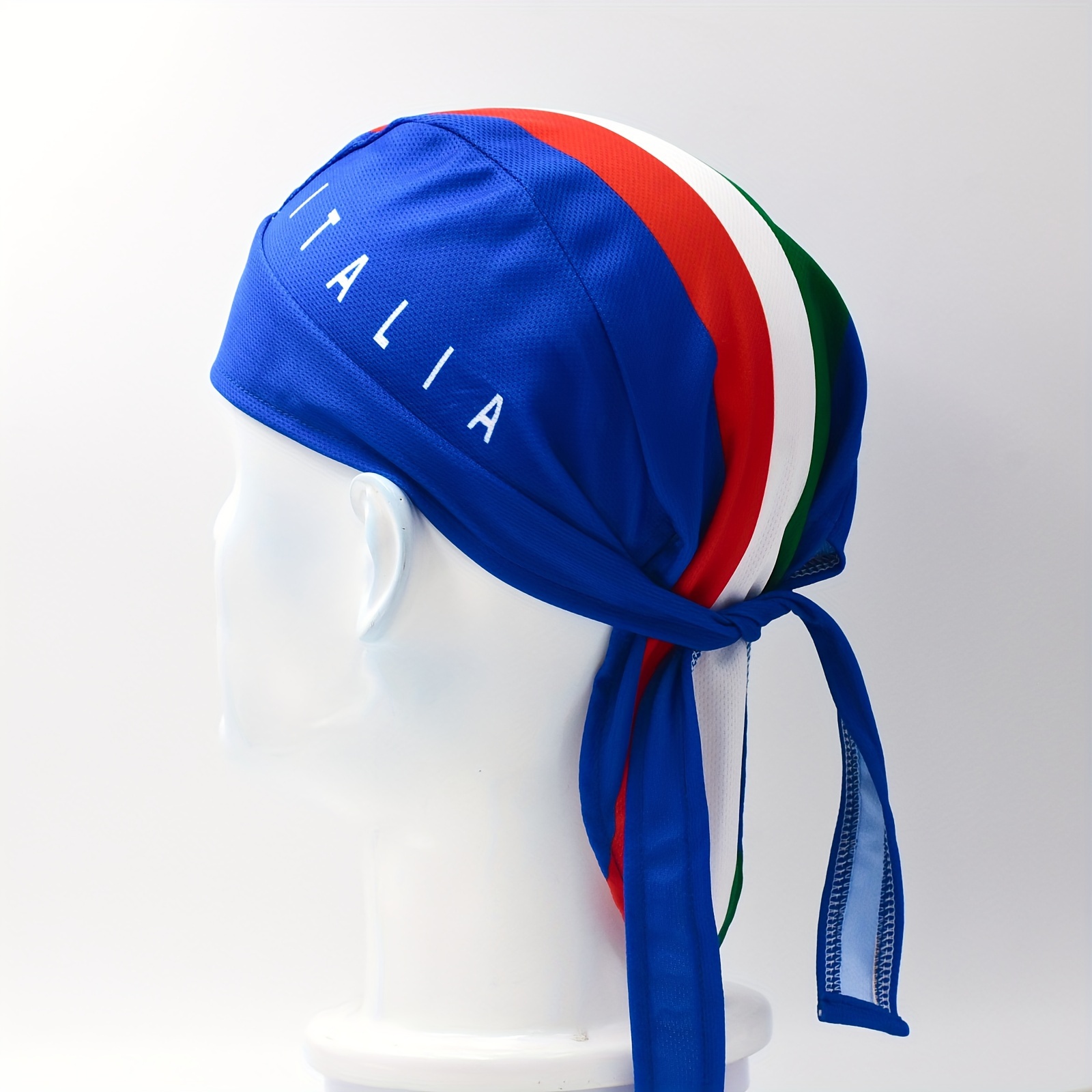 Image of Italia Cycling Bandana Riding Headscarf, Quick Drying Anti Sweat Headwear Breathable
