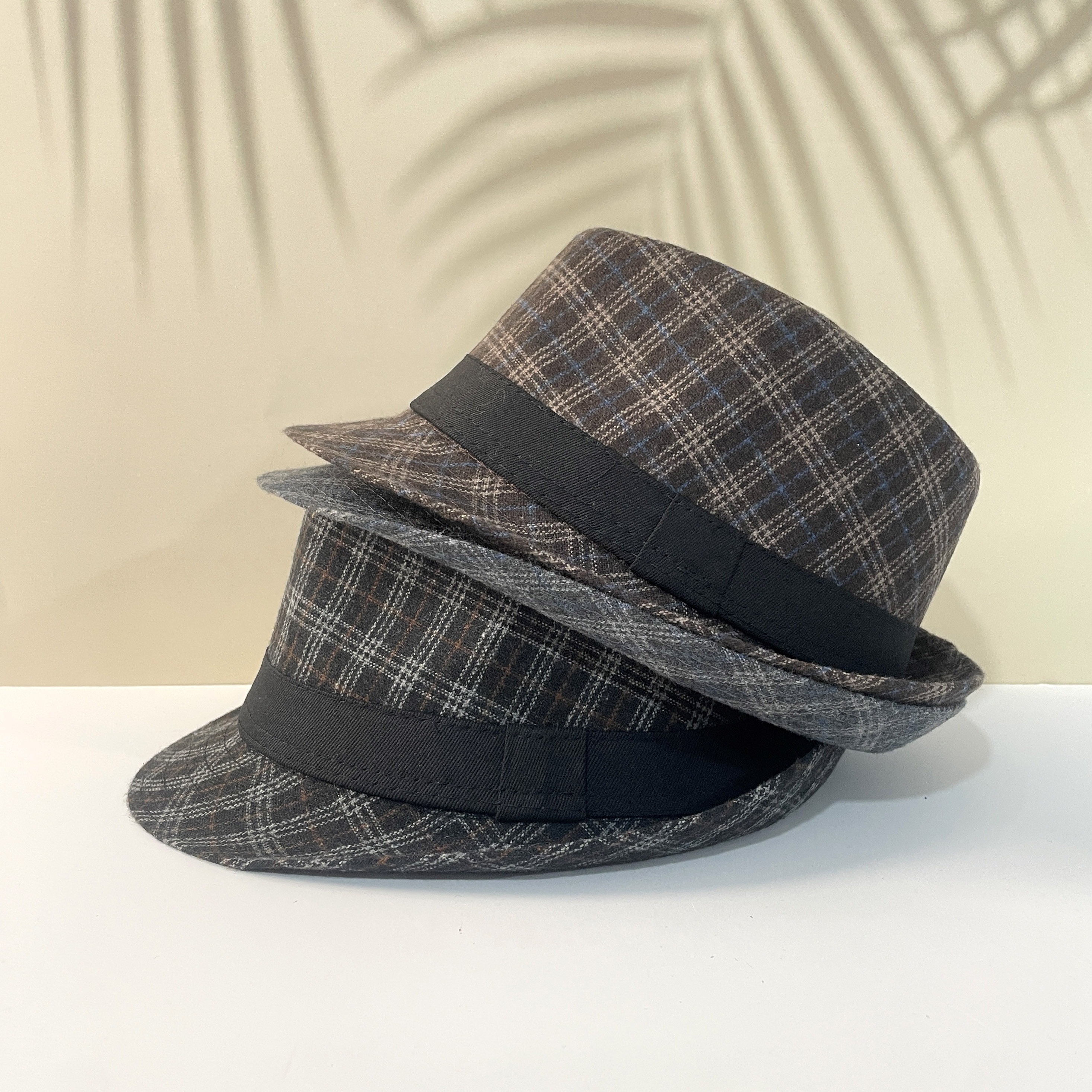 

Classic Felt Hat For - Lightweight, Non-stretch Polyester With Wrap Film , Autumn & Winter