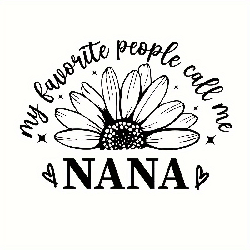 

Nana Sunflower Car Sticker For Laptop Truck Wall