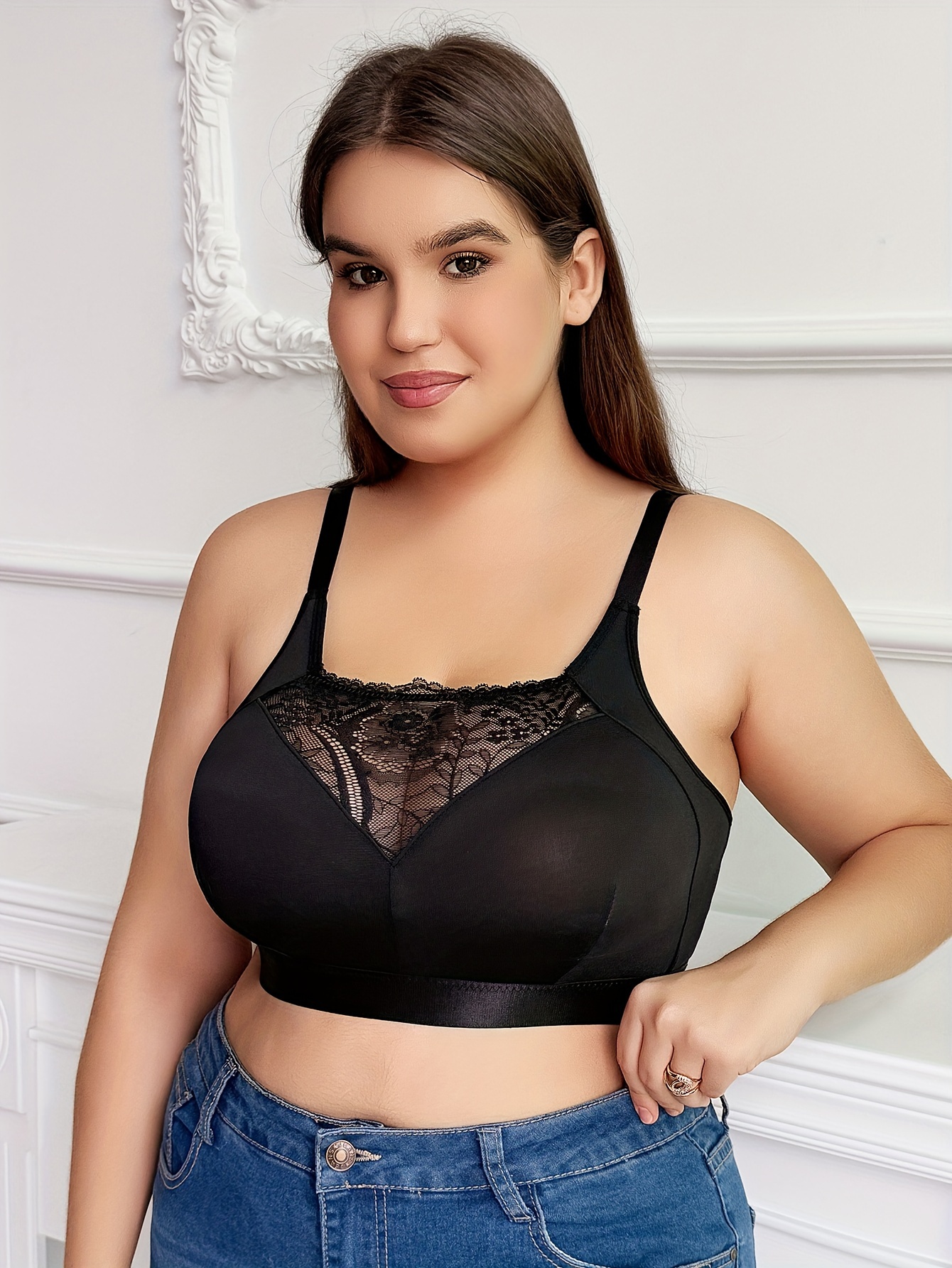 womens   bra plus size               details 1