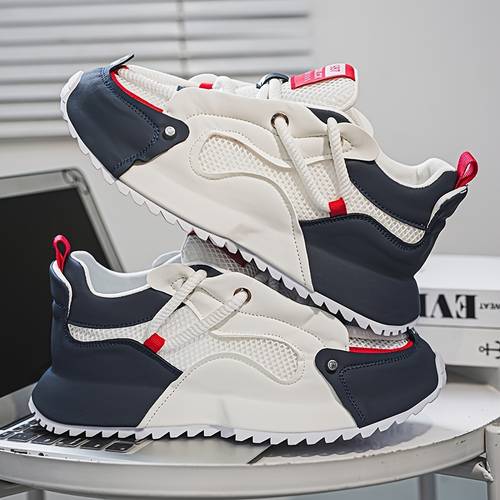mens casual sports sneakers comfortable versatile lightweight non slip lace up