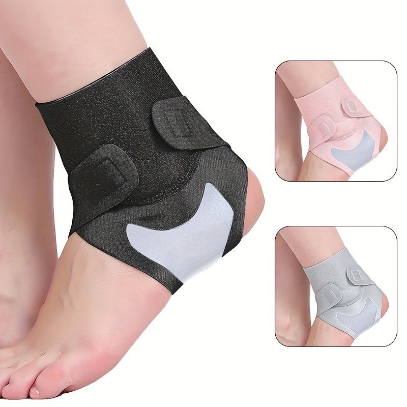 

1pc 1 Size Adjustable Ankle Brace-breathable Ankle Support With Silicone-neoprene Ankle And Heel Stabilizer-foot Sleeve For Men And Women - For Sports, Running, Fitness, Volleyball and Basketball
