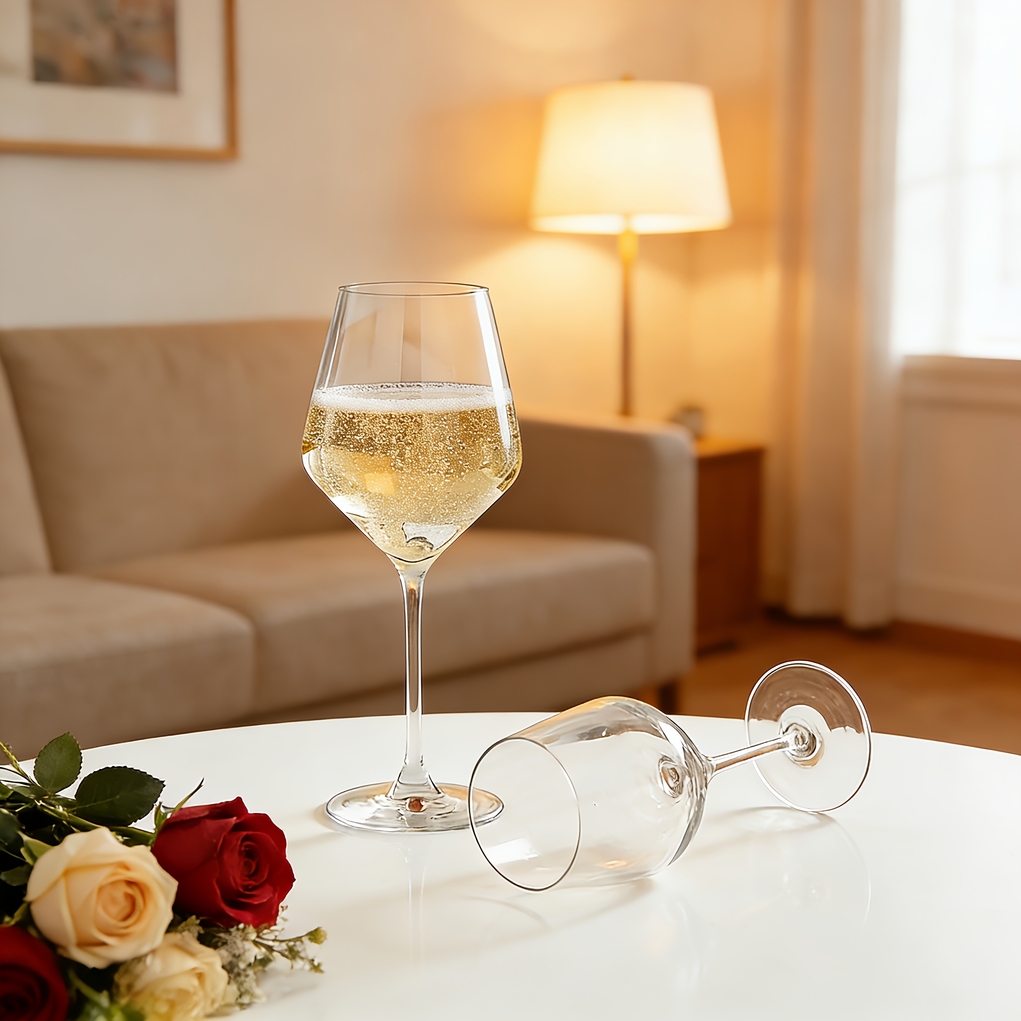 2pcs 425ml unbreakable plastic stemmed wine glasses - Temu
