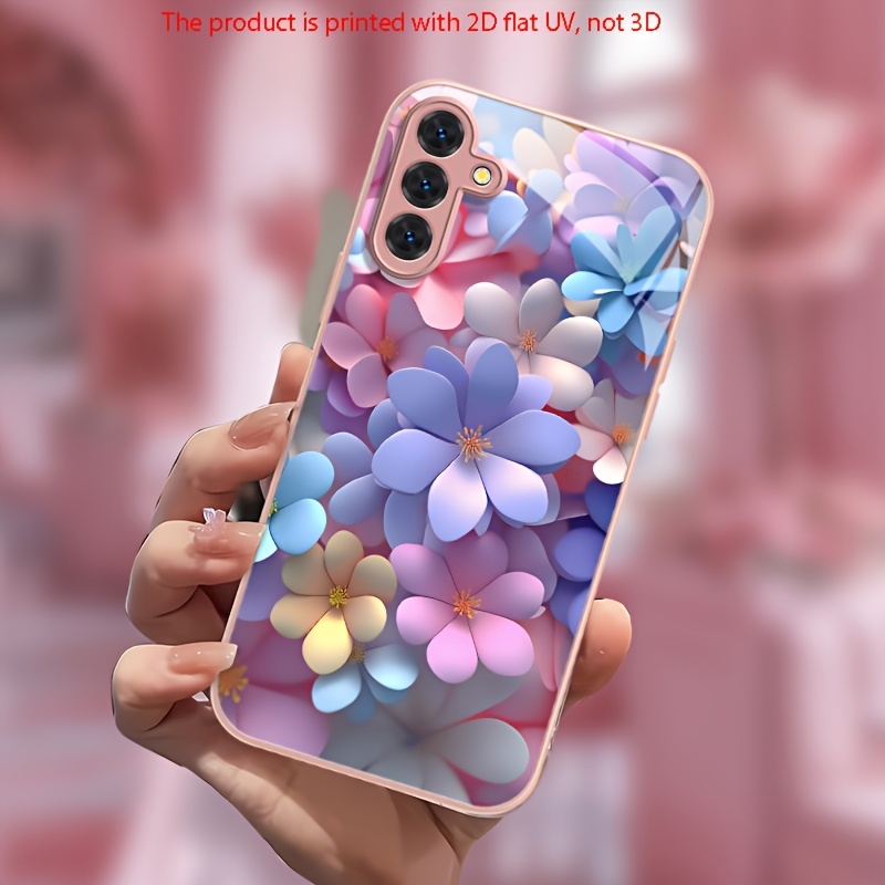 TEMU Phone Case: 2d Flat Tempered Glass Printed Phone Case For Galaxy A04s/a05s/06/a15 5g/a16 5g/a13 5g/a14 4g/a14