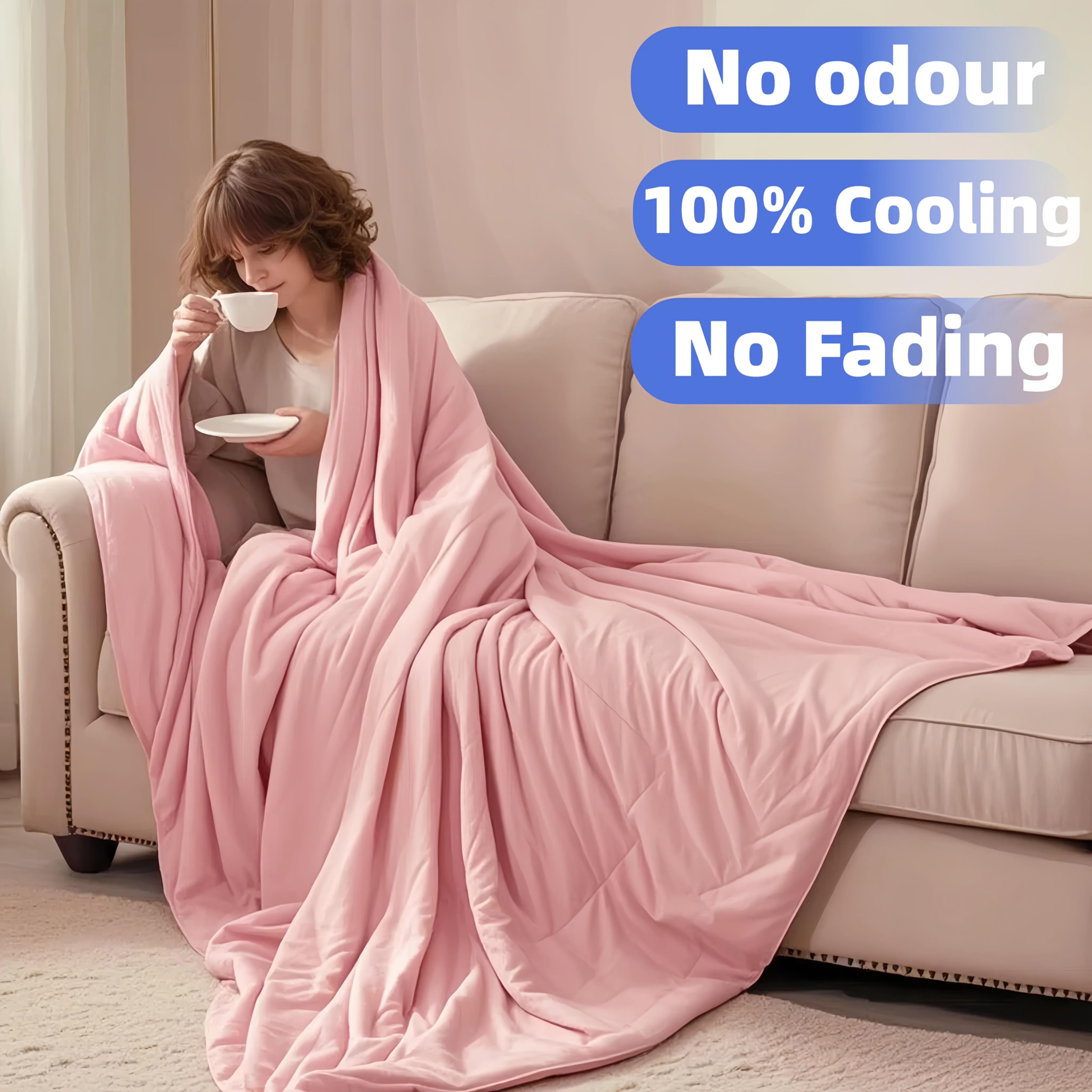 comforter queen size soft breathable cooling blanket Temu
