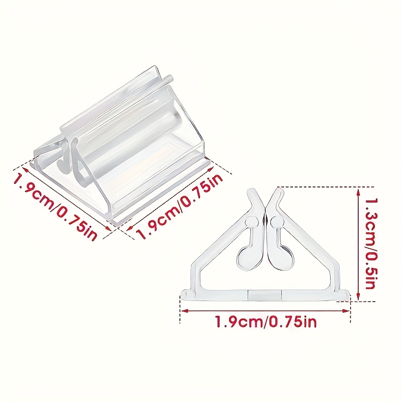 3pcs Clear Acrylic Card Display Stands - High Transparency Durable & Lightweight, Sturdy Card Holders for Home Office, Events, Parties, Photo & Information Display, Party Setup, Minimalist Design