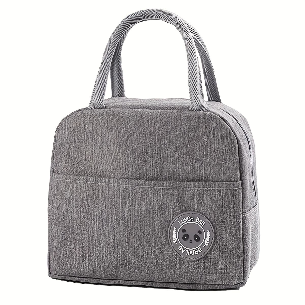 TEMU 1pc Portable Insulated Lunch Bag Carrier Suitable For Work, Picnic, Travel - Non-food Contact Thermally Insulated Tote With Thermal , Compact