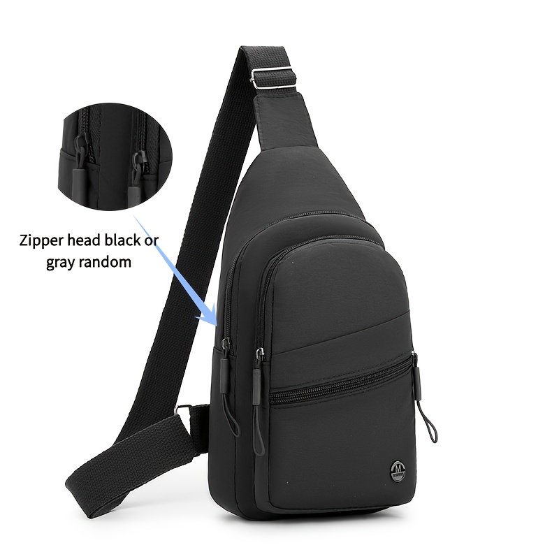 Image of Fashion Casual Crossbody Bag, Shoulder Bag, Chest Bag, Men And Women, Interior Dark Zipper Pocket, Zipper Head Color Random, Suitable For Leisure Shopping, Business , Outdoor Street, , Holiday Gifts