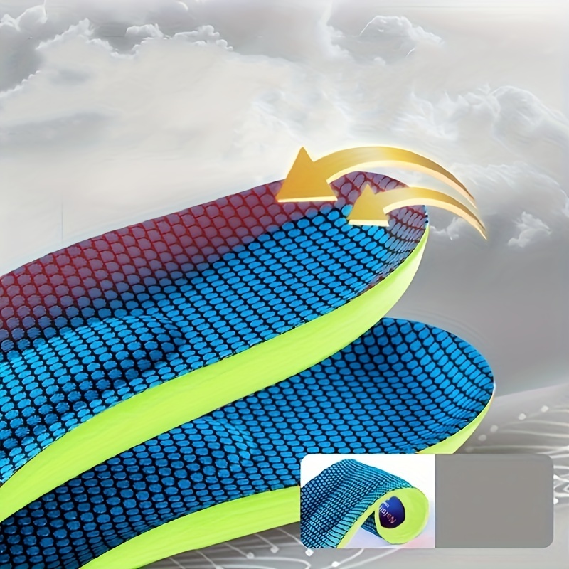 Sports Elasticity Insoles for Shoes Sole Shock Absorption Breathable Running Insoles for Feet insoles