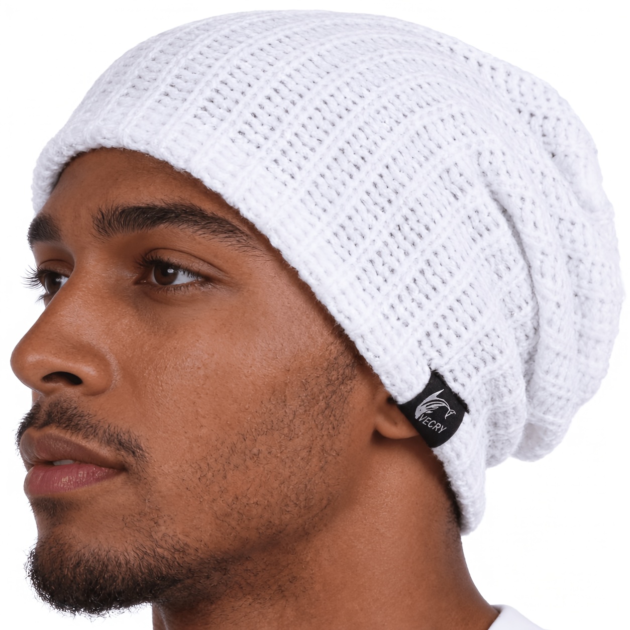 mens slouchy beanie knit skull cap long baggy hip hop - Temu display picture 3