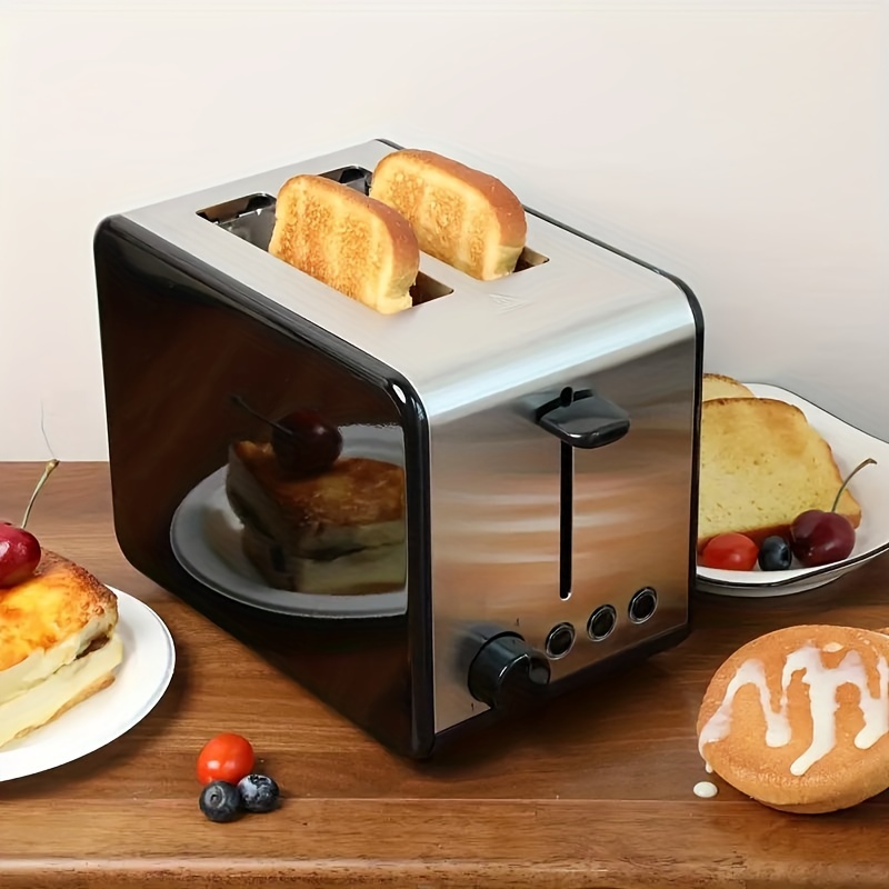 2pcs Set Bread Toast Tray And Food Tong Set Bbq Camping Toaster