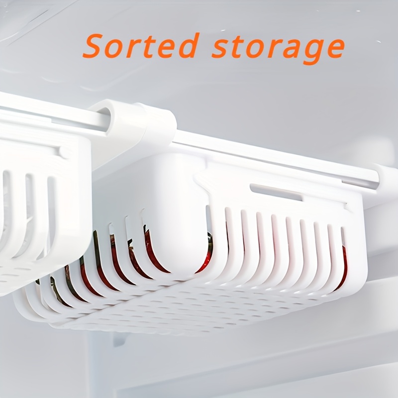 1pc Refrigerator Multifunctional Layered Refrigerator Shelves Fresh Divider Shelf Kitchen Refrigerator Storage