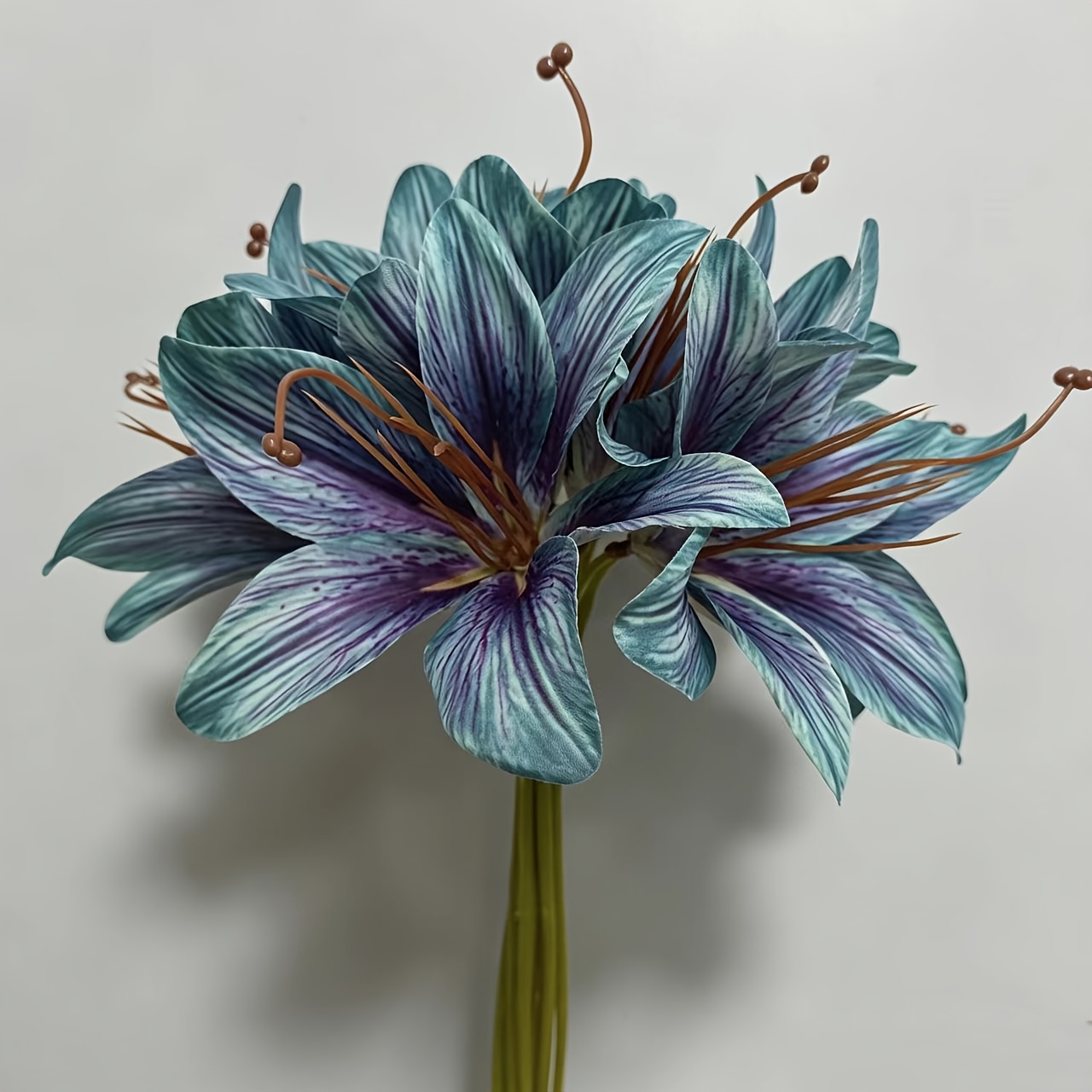 TEMU 8 pezzi 11.02In Piante Artificiali, Fiori di Realistici, Fiori Stampati in 3D, Adatti per Matrimoni al Chiuso ', per la Decorazione del Portico,