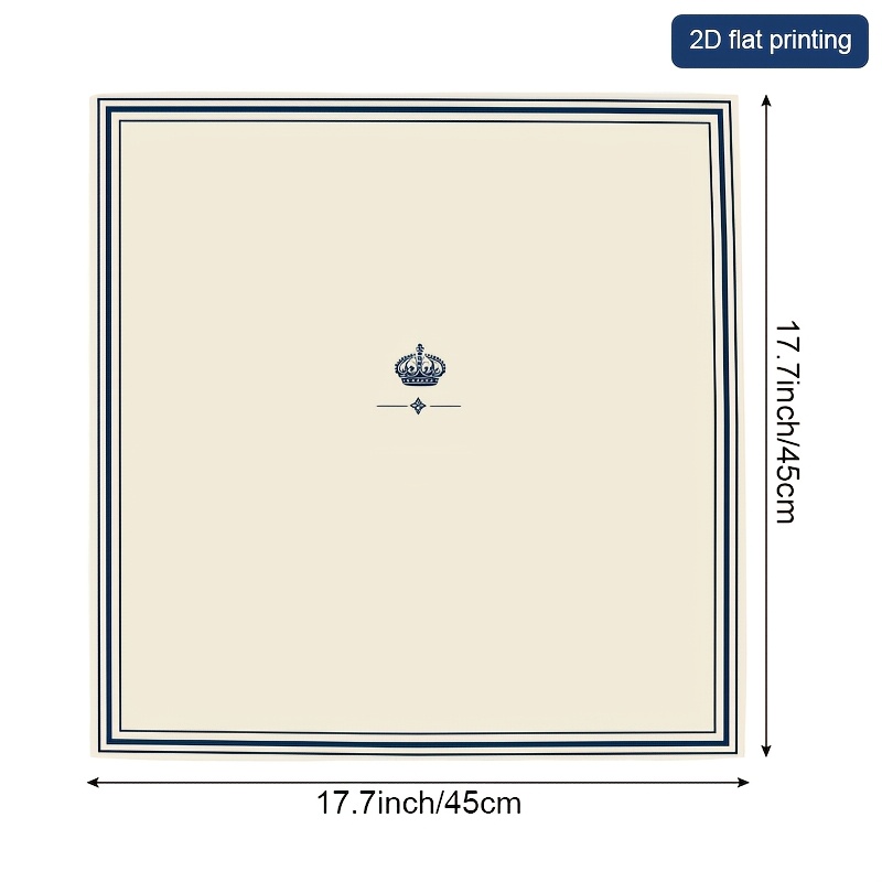 TEMU 4pcs, Square Cloth Napkins, Elements, 17.7 X 17.7 Inch, Reusable And Soft, Suitable For Weddings, Spring Summer, Kitchen And Dining Rooms,
