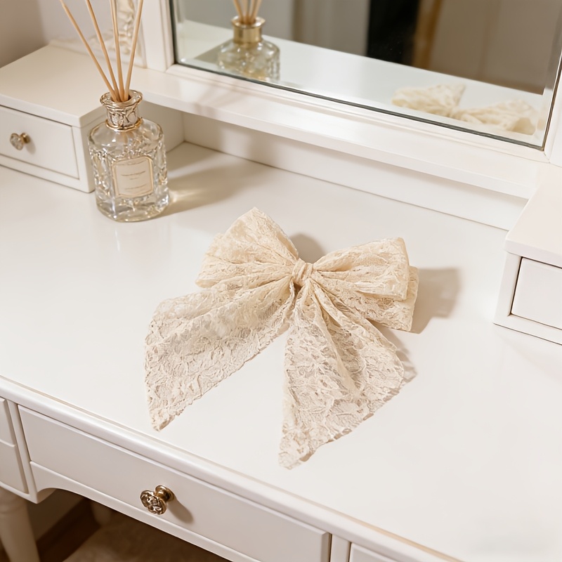 Women's Bow Hair Clip with Long Tassel