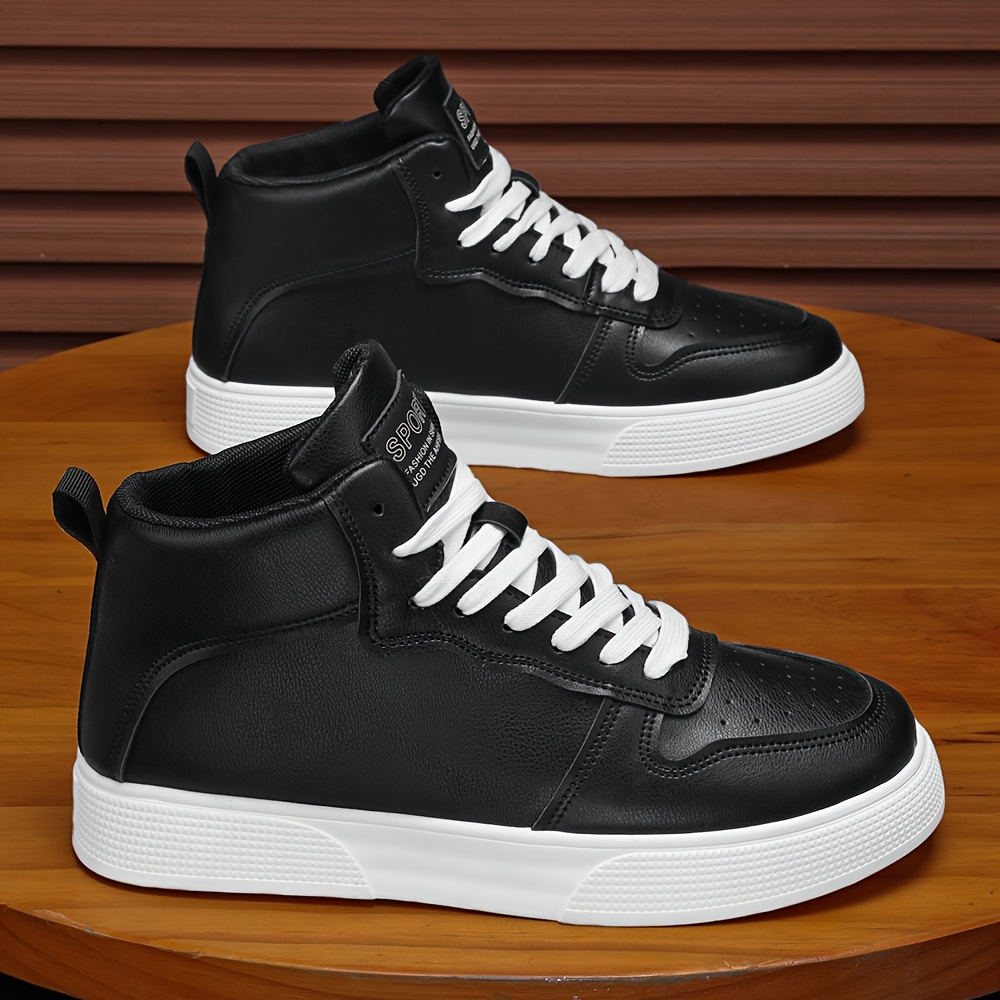 Zapatillas de Skate Casuales para Hombre Ligeras y Transpirables - Parte Superior Duradera de PU Antideslizante y Suela de PVC, Diseño Bajo con Cordones para Caminar al Aire Libre, Estilo Urbano Callejero - Zapatos Cómodos para Todas las Estaciones, Zapatillas Casuales | Diseño Elegante del Zapato | Confort Transpirable, Zapatos de Skate