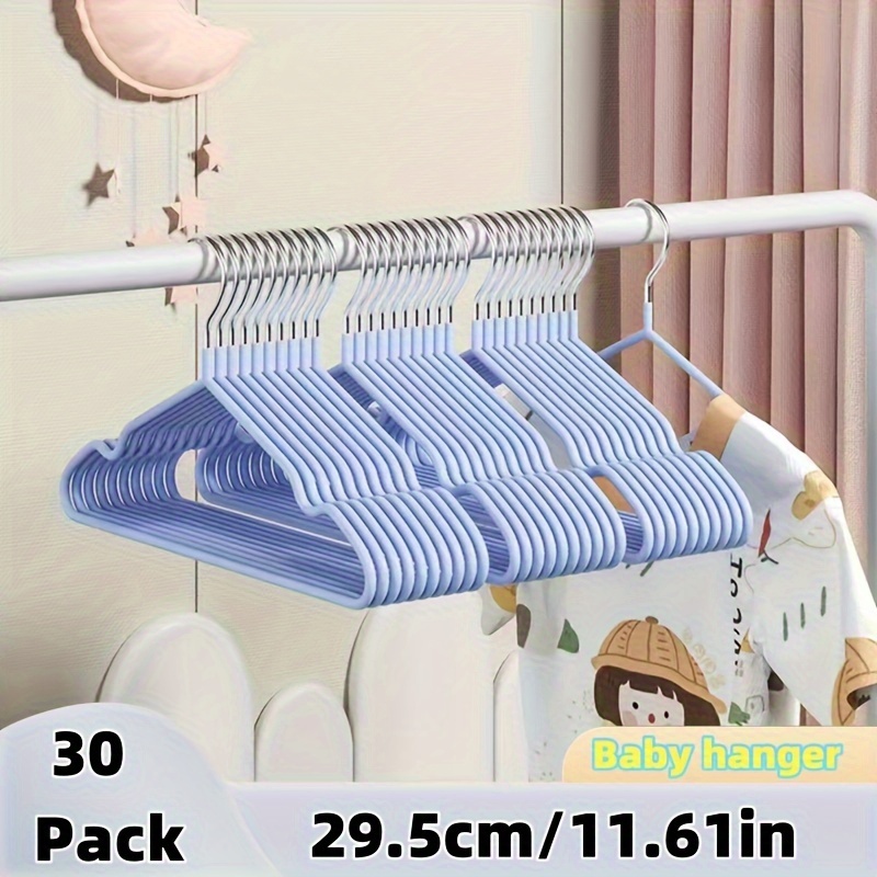 TEMU 30 Pezzi Grucce Antiscivolo per Bambini e Abbigliamento - Facili da e Pratiche