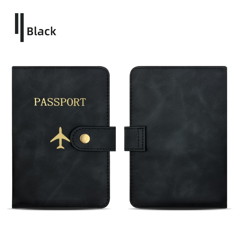 E-shop Reisepasshalter Set Leder Reisepasshalter Kanten Dokument Aufbewahrungs Funktion Kleine Tasche Reisetasche - Geschenk Geeignet für , Reise