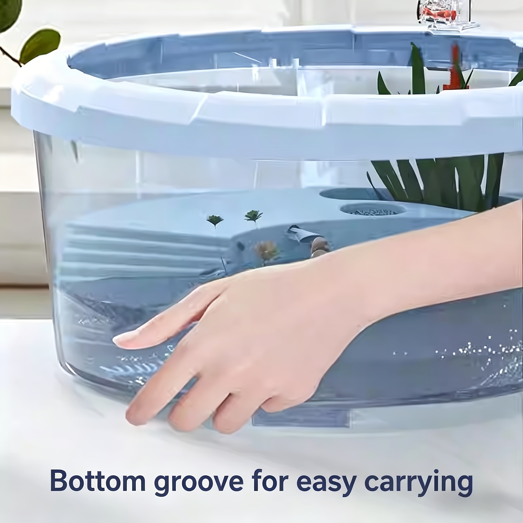 Large-Size Turtle Basking Platform, Turtle Tank, Specialized Brazilian Turtle Aquarium for Small Home Turtle Keeping, Suitable for Small Turtles, Essential for Turtle Husbandry---cst631b