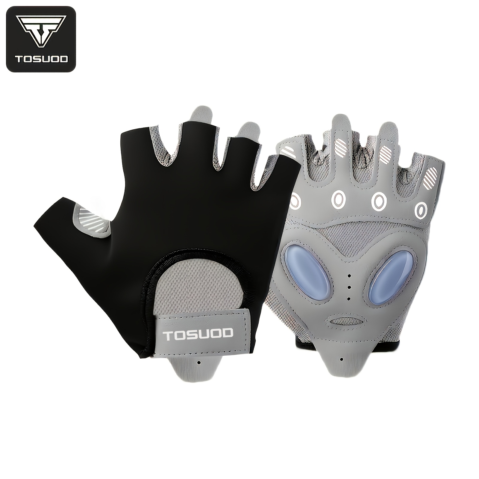 TEMU Tosuod 1 Pair Bicycle Riding Gloves, Motorcycle Riding Gloves Breathable Cycling Gloves Workout Gym Gloves For Women Weight Lifting Fingerless
