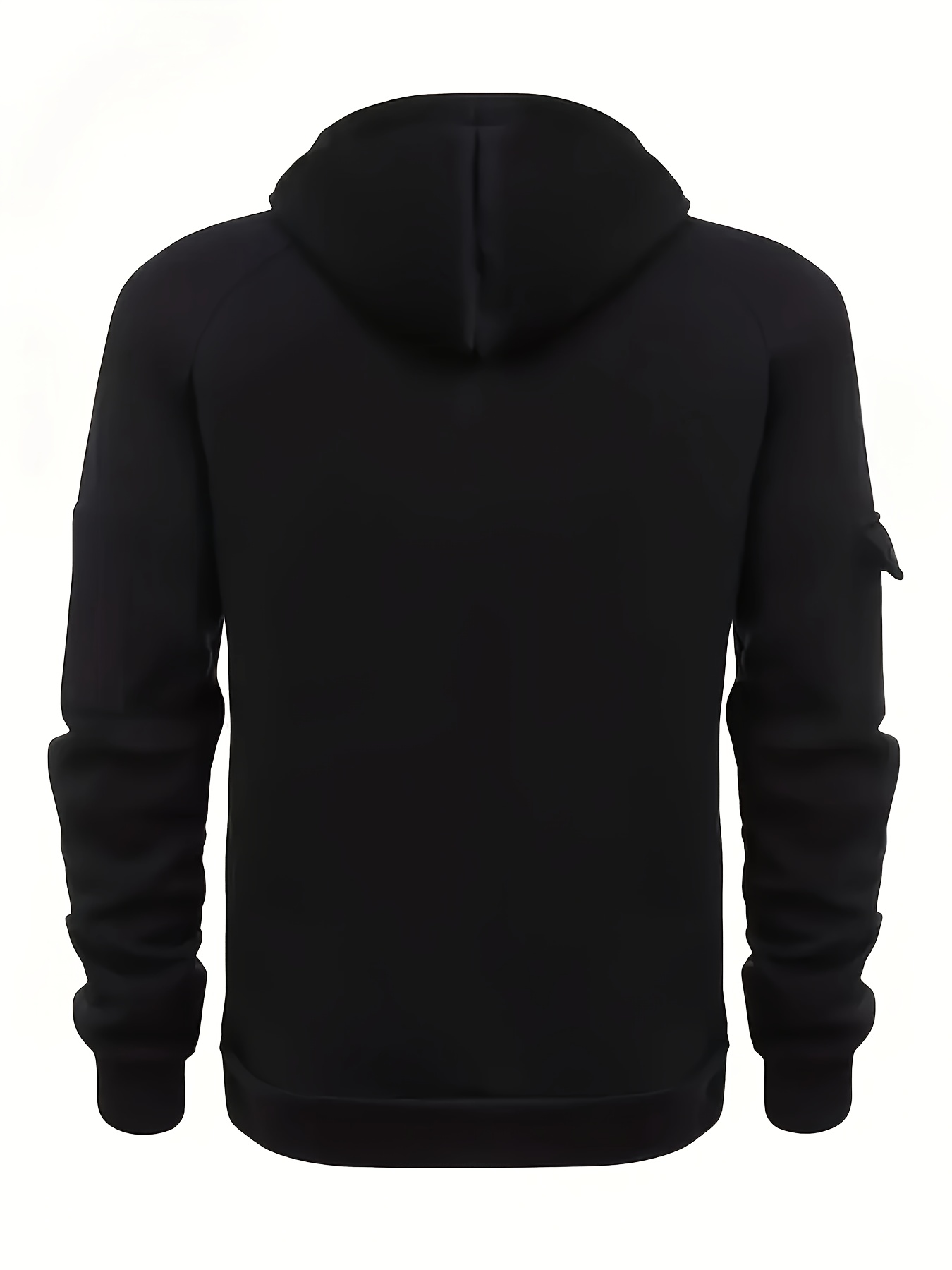 mens regular fit patched pocket drawstring hoodie casual long sleeve raglan sleeve hooded sweatshirt for fall winter mens clothes for  