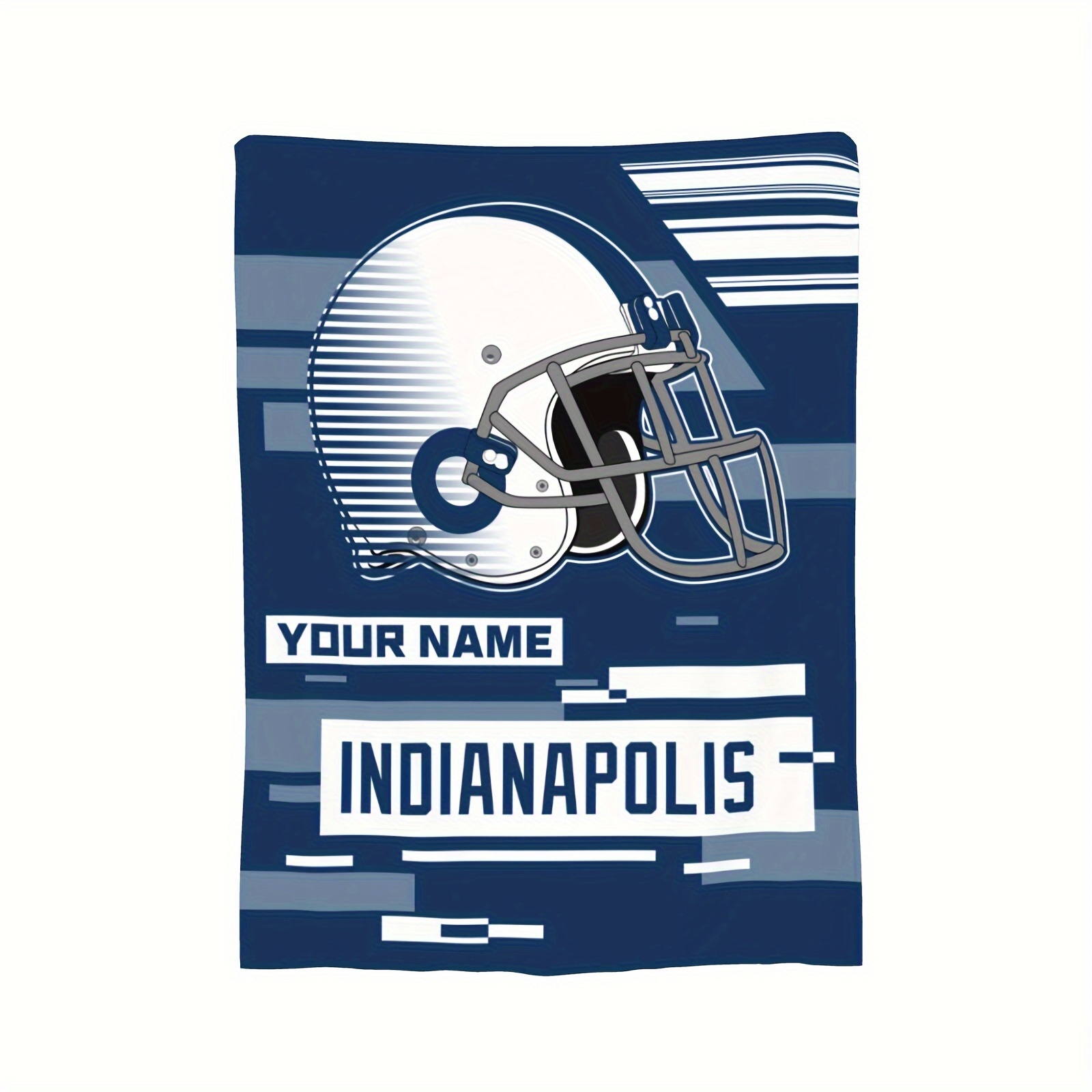 

Customizable Fan Blanket - Personalized , & Polyester For And Adults