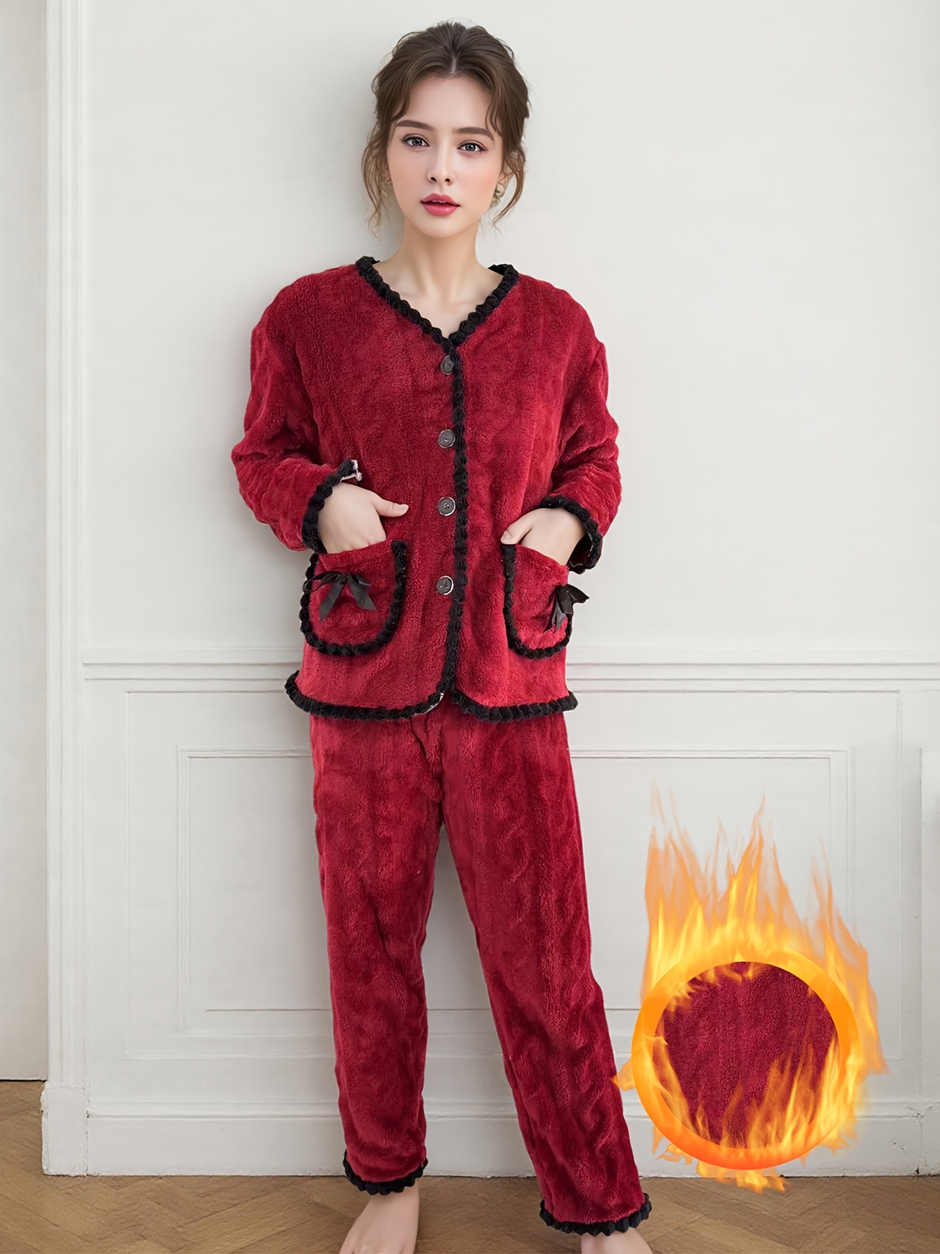 Guatemala Pijamas Para Hombre De Franela Conjunto Pijama Franela