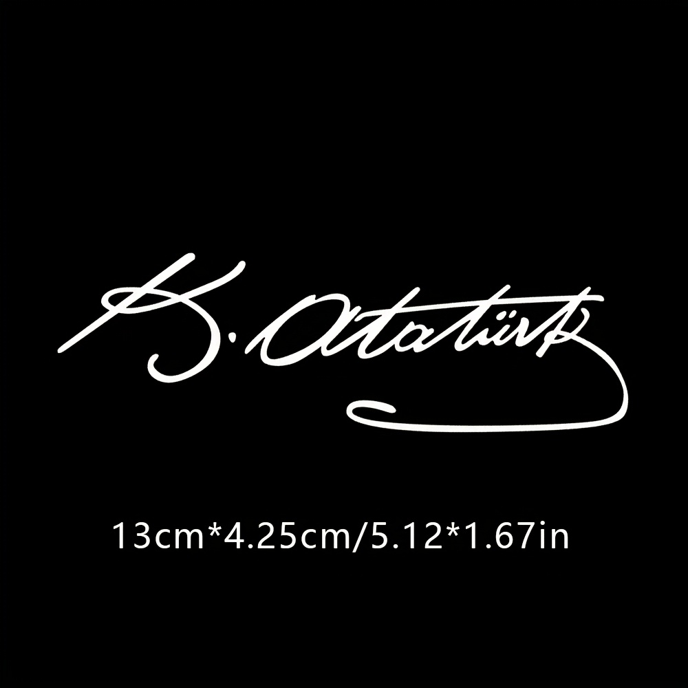 Signature Creative Car Sticker Vinyl Scratch Resistant Decals Universal Auto Styling Exterior Decoration Accessories