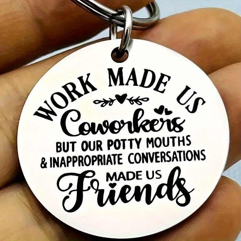 

1pc Steel Appreciation Keychain For , , Appreciation Keychain For Men, , Keychain