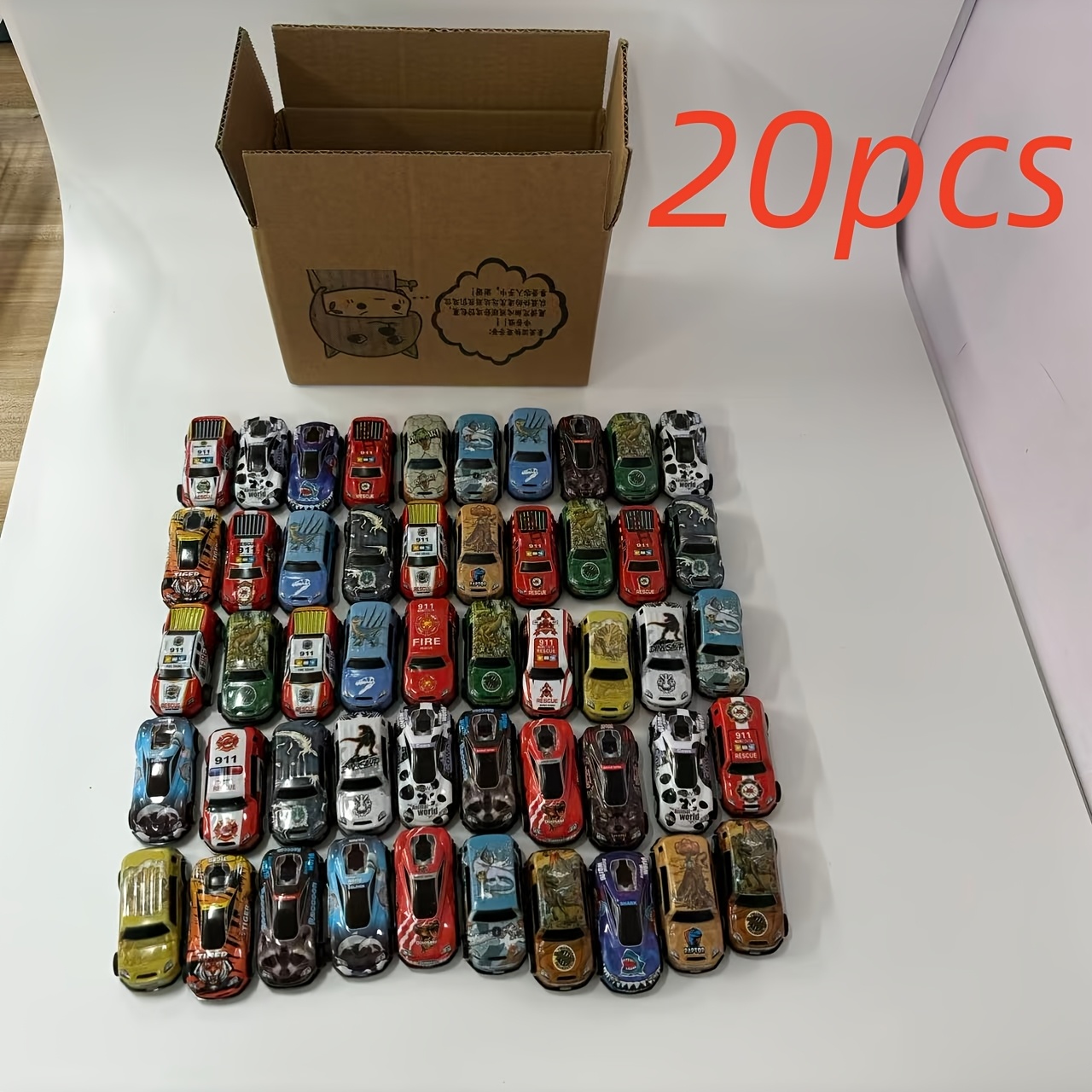 /100pcs Mini Stylish Tin Pull-back Car With Storage Box, Pull-back Function Racing Toy For Children (random And Color), Perfect Halloween And Christmas Gift For Boys And Girls 3+
