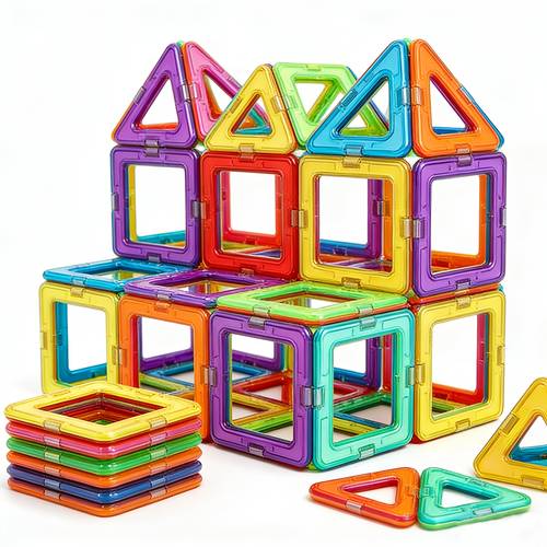 30 piece diy magnetic stacking blocks toy set large colorful building blocks for of shapes and colors perfect birthday christmas new year gift vivid construction blocks durable magnetic building blocks