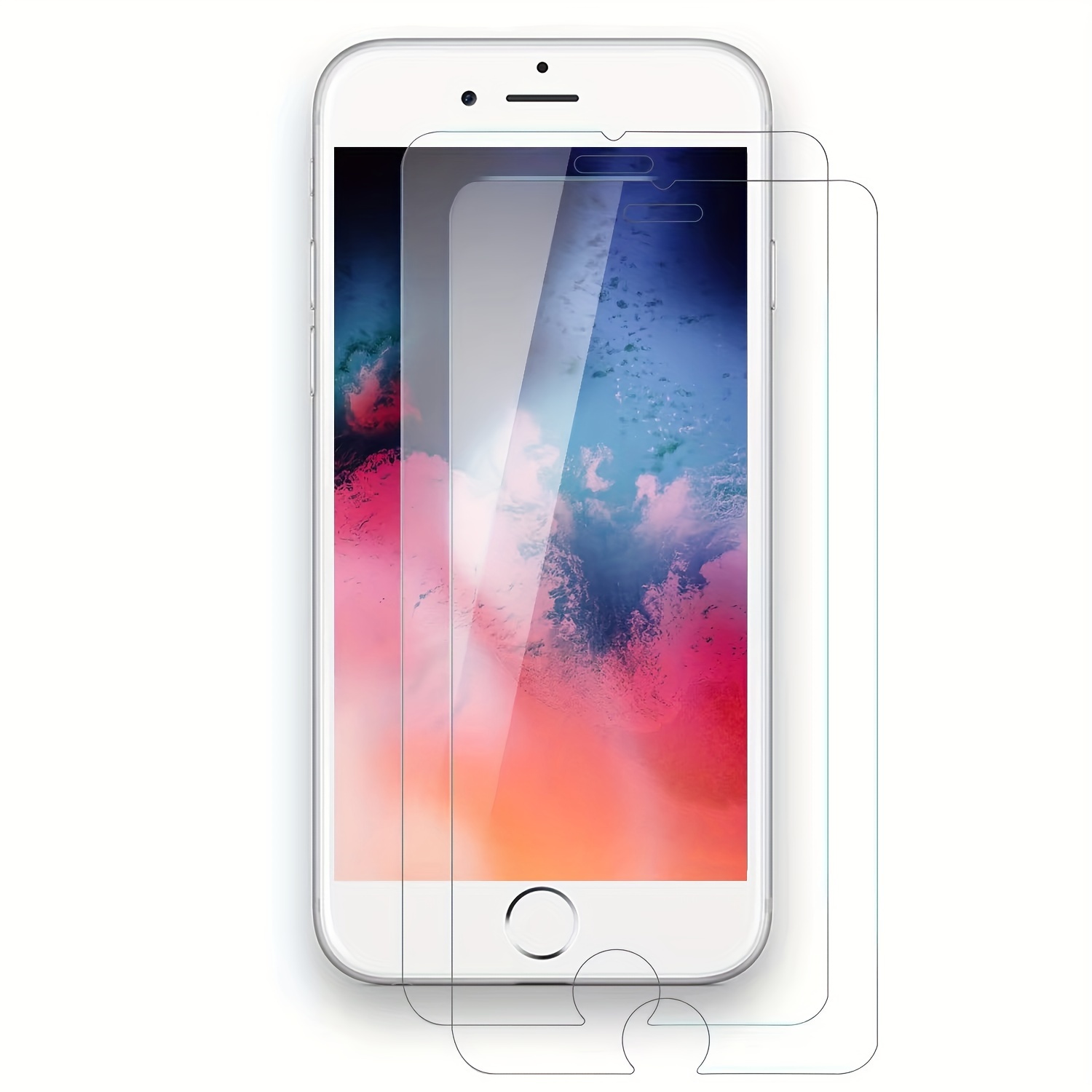 E-shop 3 Stück Panzerglas für iPhone 6 6S 7 8 Plus SE SE2 SE3 2020 2022 Displayschutzfolie