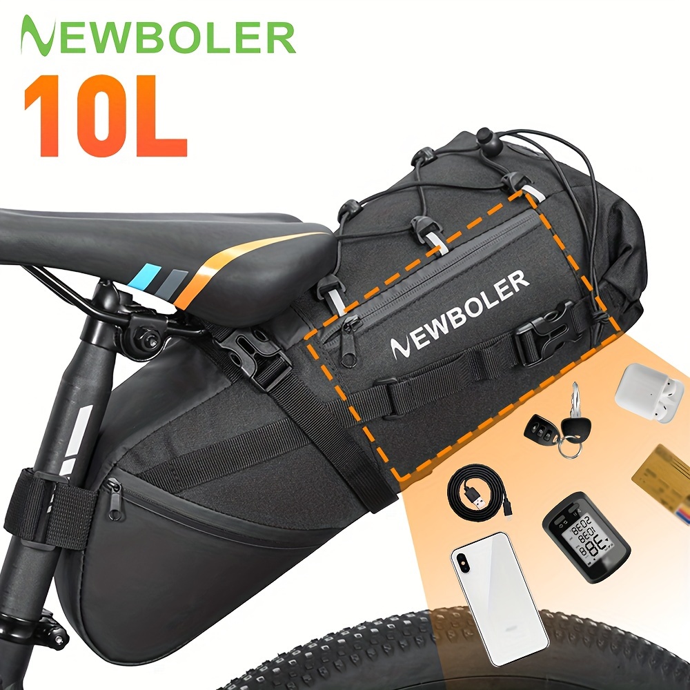 

1pc High-capacity Bag For Bicycles, Suitable For Long-distance Cycling On Road Bikes And Mountain Bikes