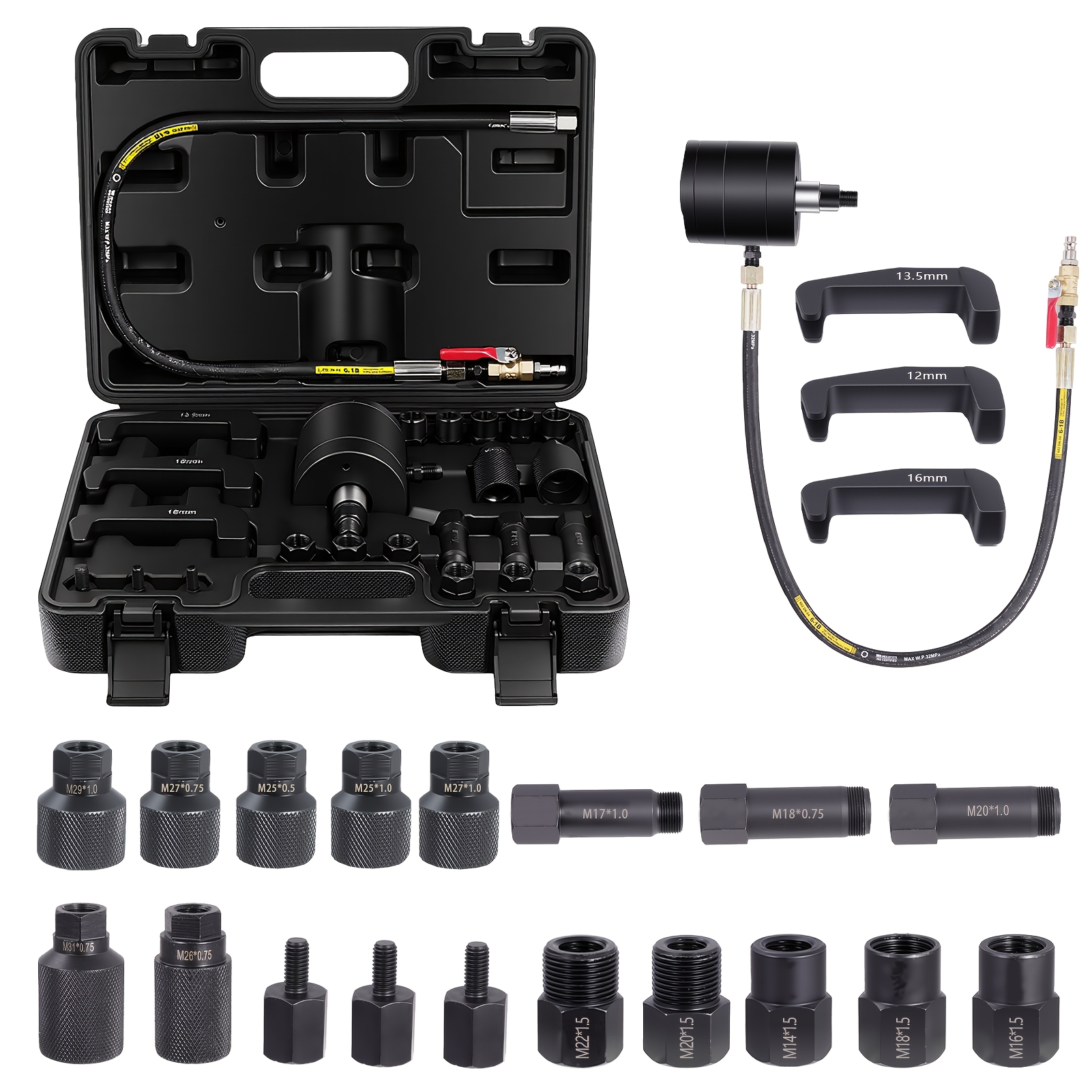 Pneumatic Fuel Injector Puller Kit Repair Tools