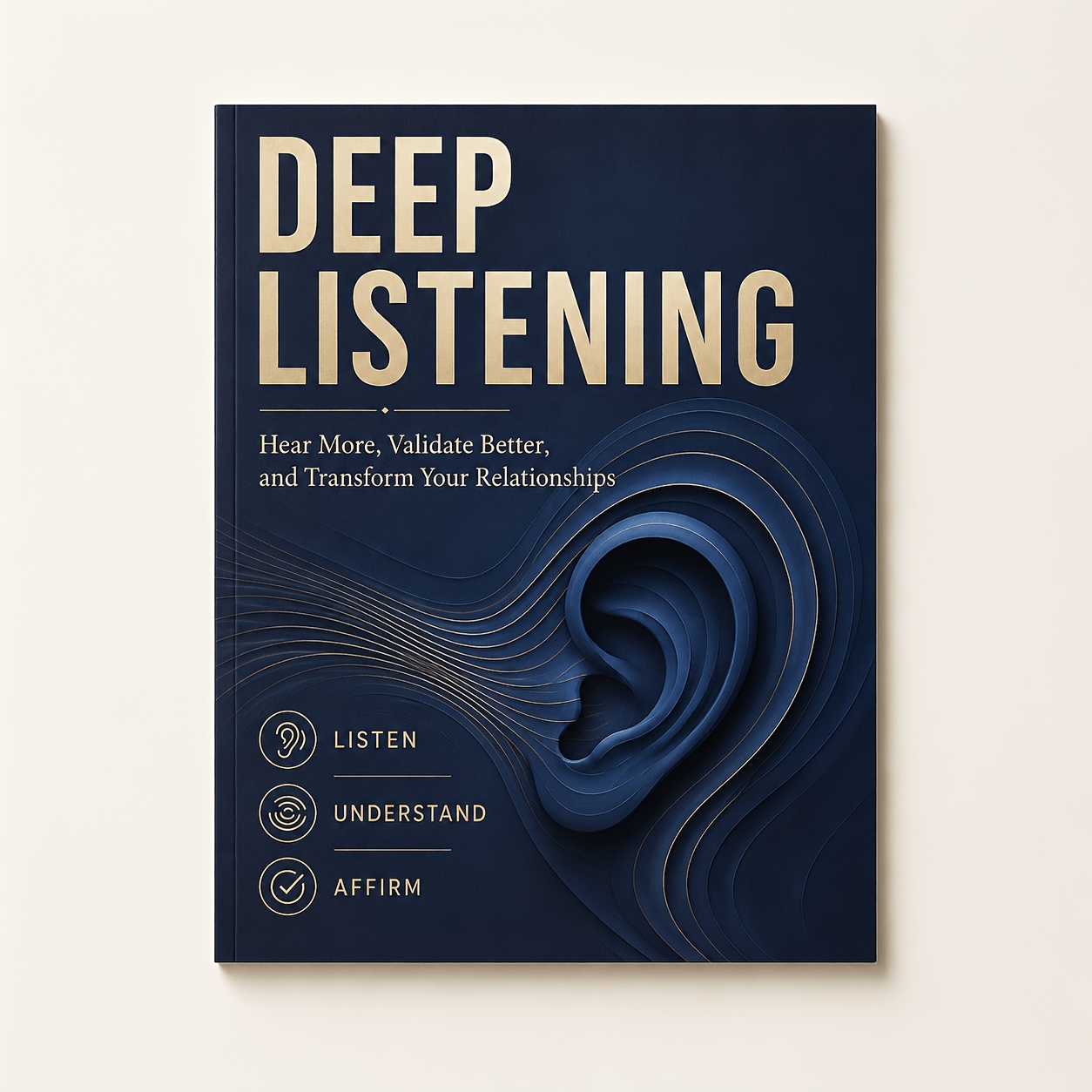 TEMU Deep Listening - Practical Communication Workbook, Listening, Emotional Validation, Empathy Skills, Conflict Reduction, And Relationship Growth
